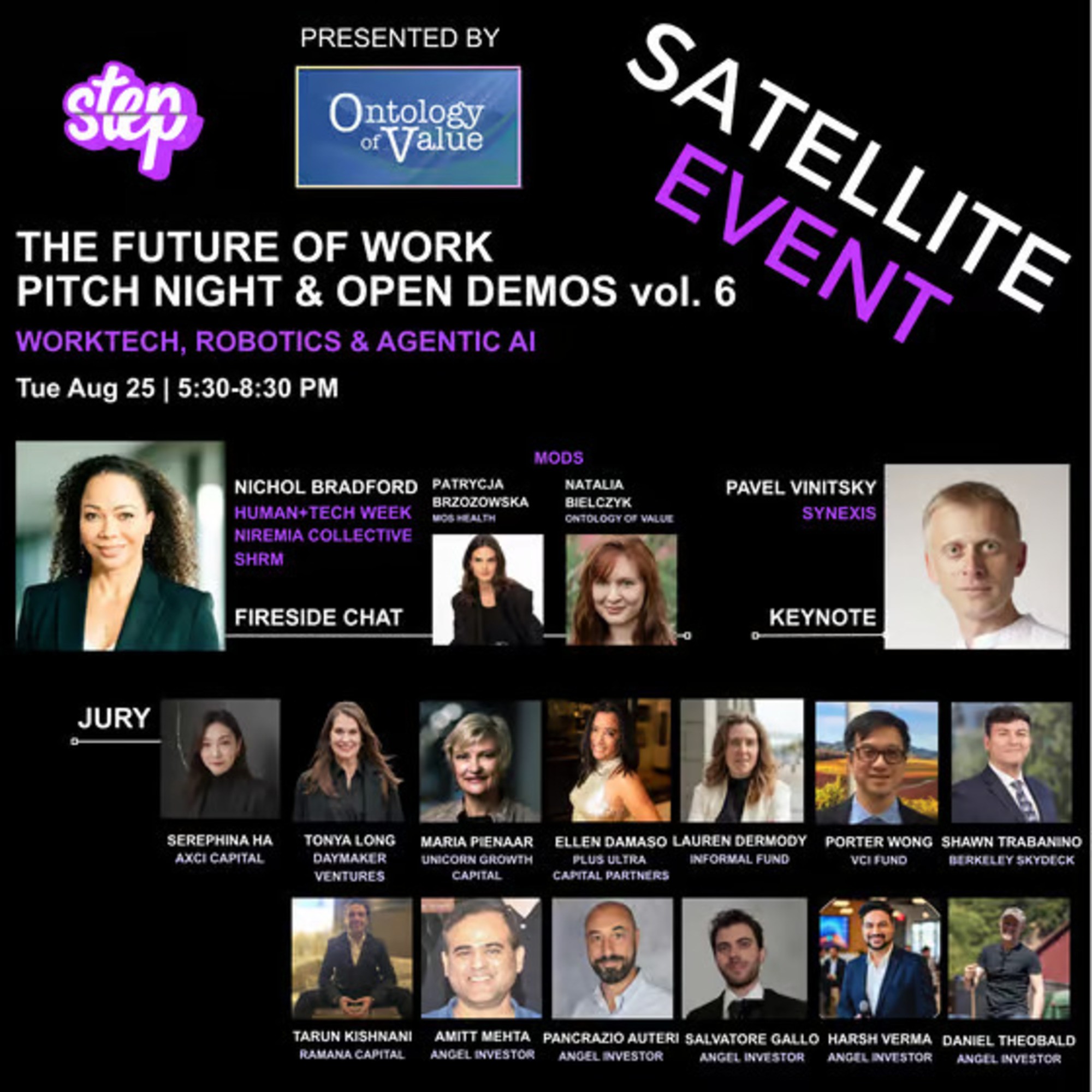 The Future of Work Pitch Night + Open Demos: Worktech, Robotics & Agentic AI