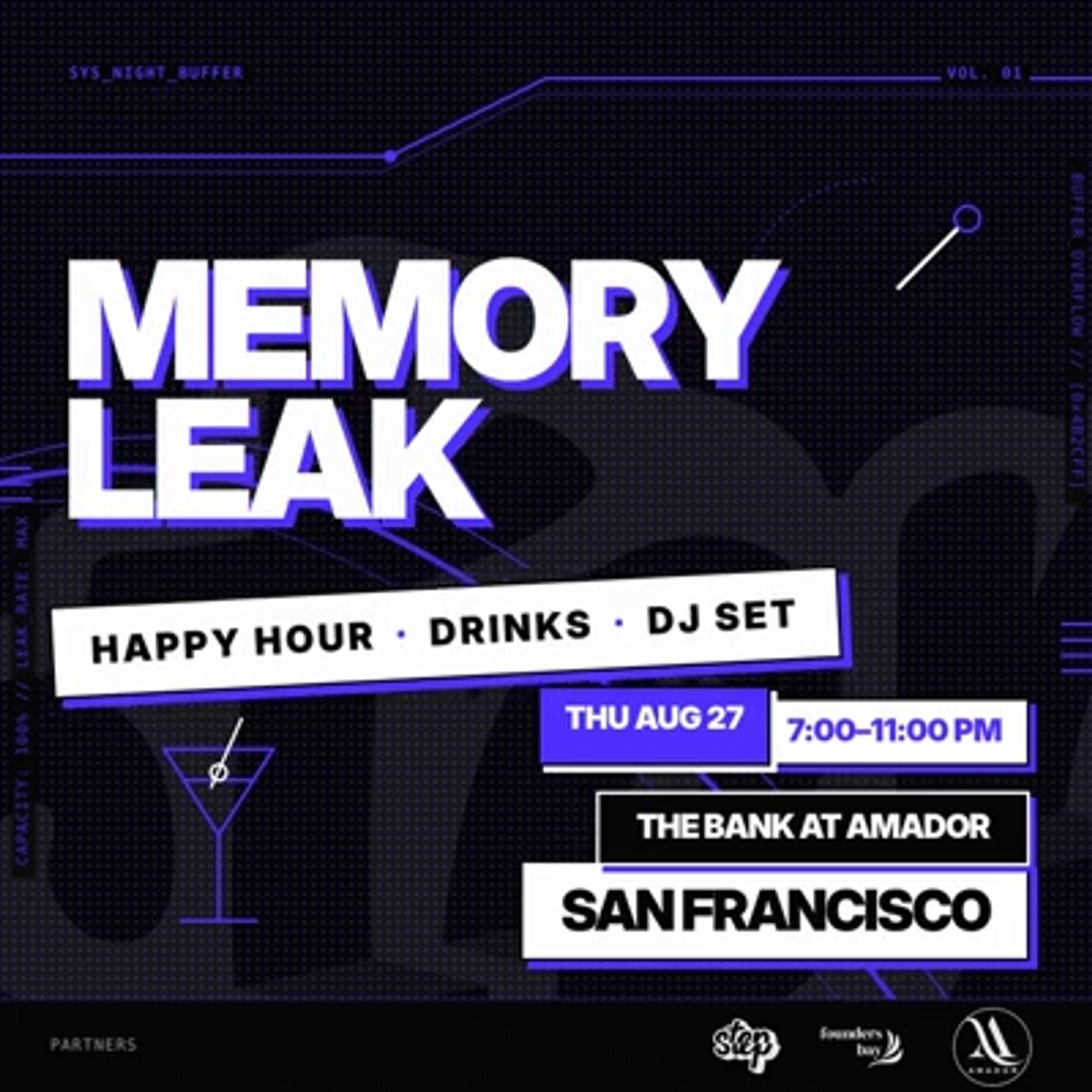 MEMORY LEAK - FOUNDER+VC HAPPY HOUR